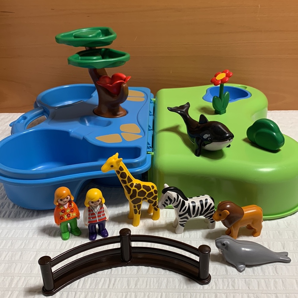 Take Along Zoo & Aquarium 6792 Playmobil 1.2.3.